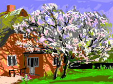 Brigitta Borchert, Frühling in Lutterbek